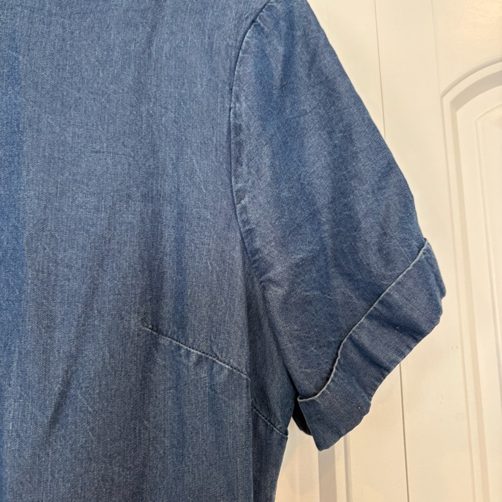Banana Republic Chambray Dress Size 8 - Picture 4 of 9